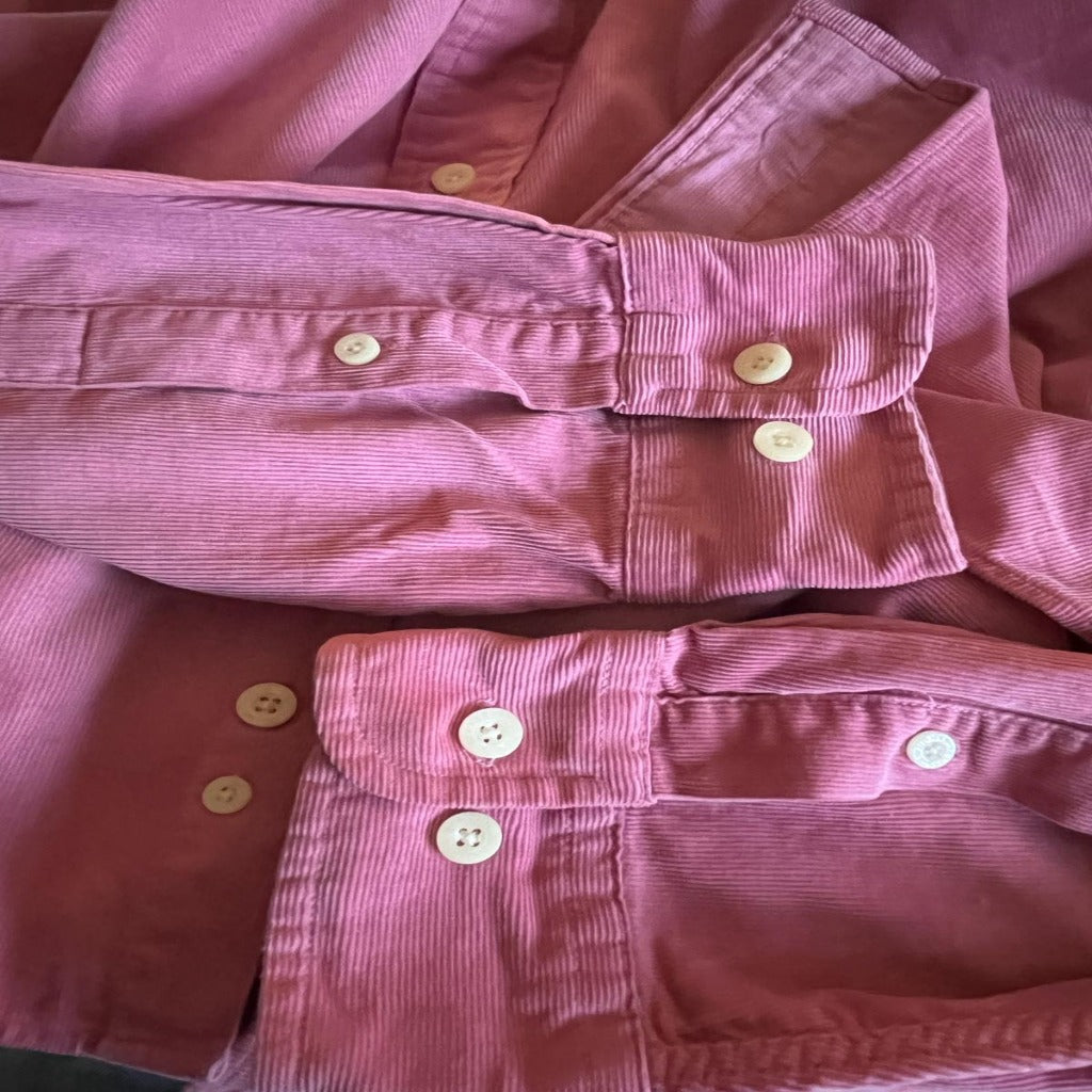 Thomas Burberry Vintage Pink Shirt Cuffs