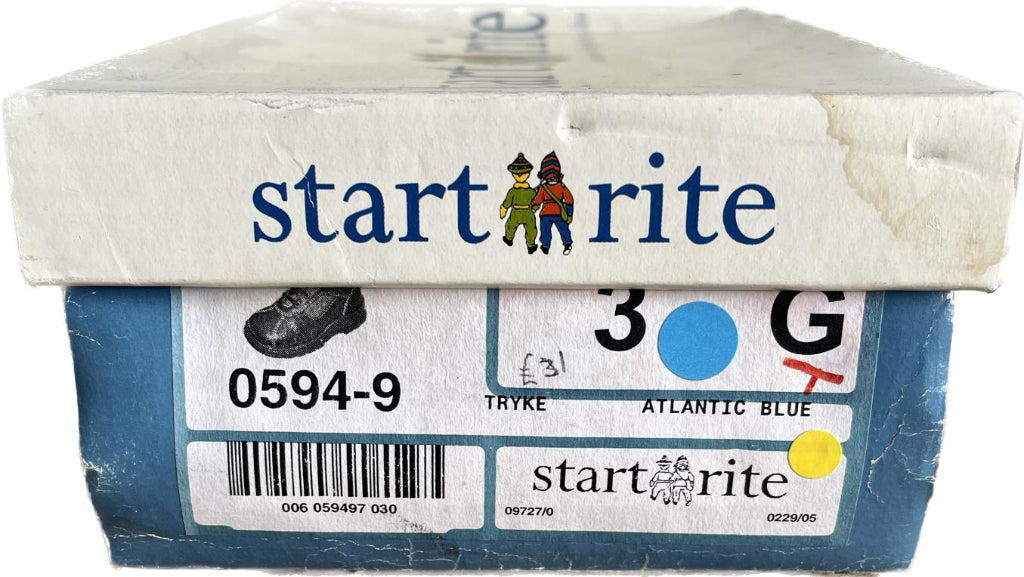Start-rite Tryke Navy Shoes - UK 3G