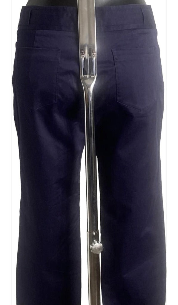 Ted Baker Navy Cropped Trousers - UK10