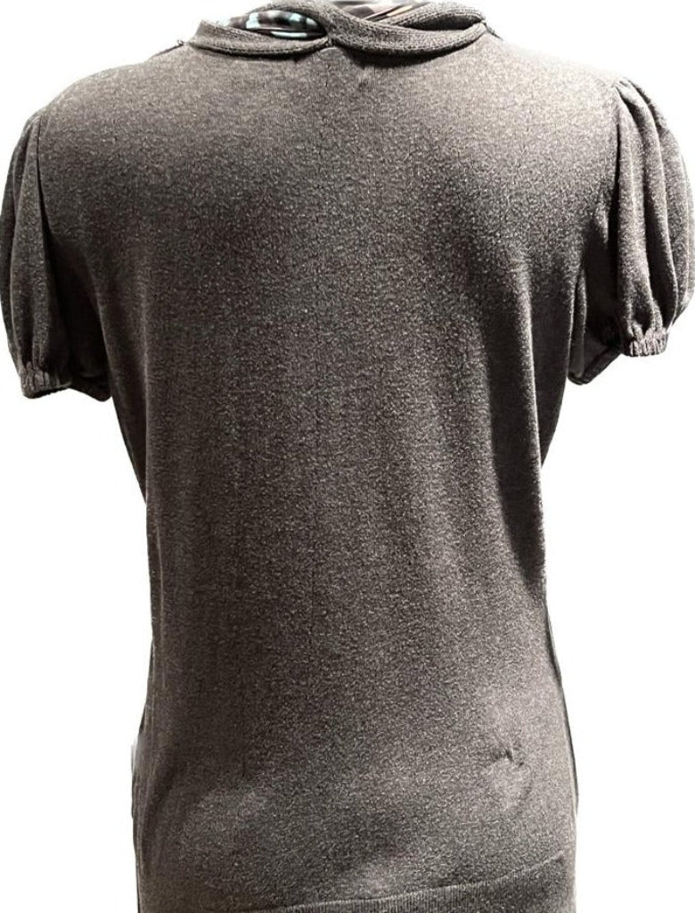 Ted Baker Grey Knitted Top - Size UK10