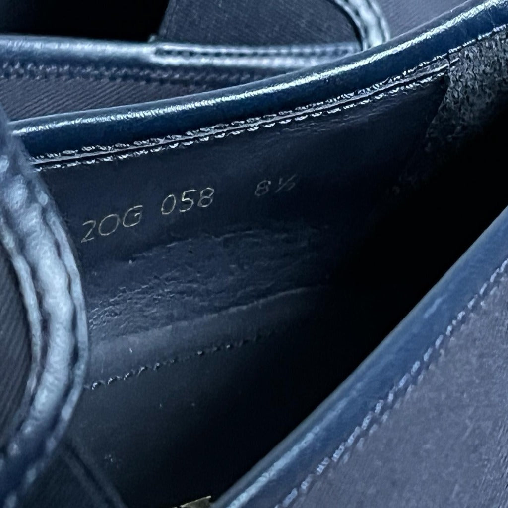 PRADA Milano Navy Loafers - Sole