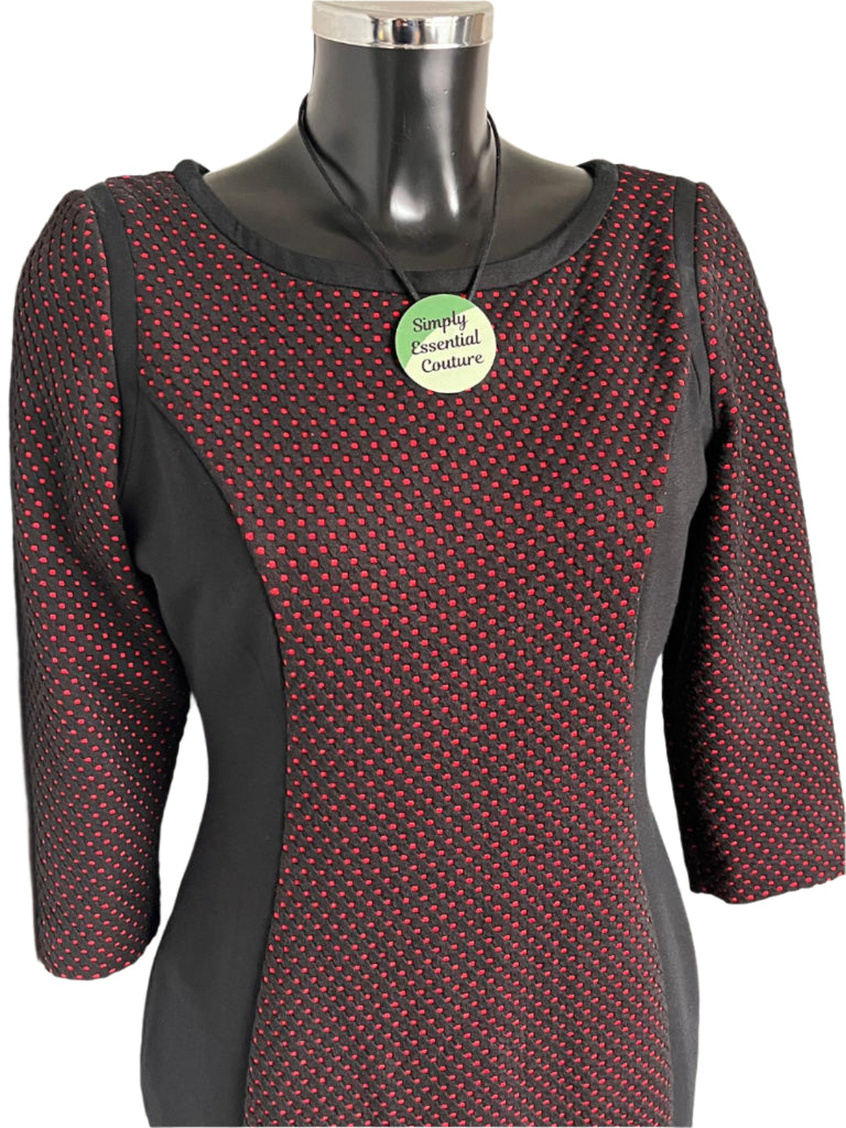M&S Red and Black Dress - UK14