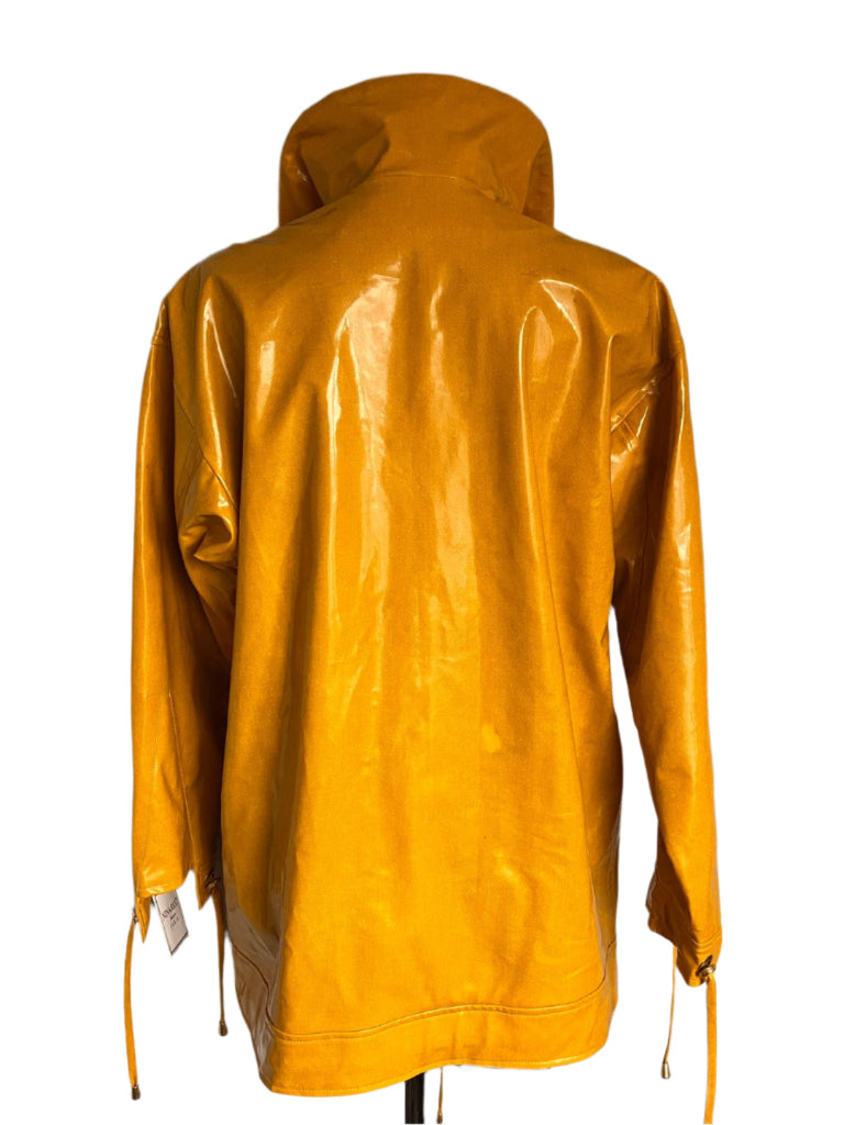 Nina Ricci Yellow PVC Jacket & Hat - Rear