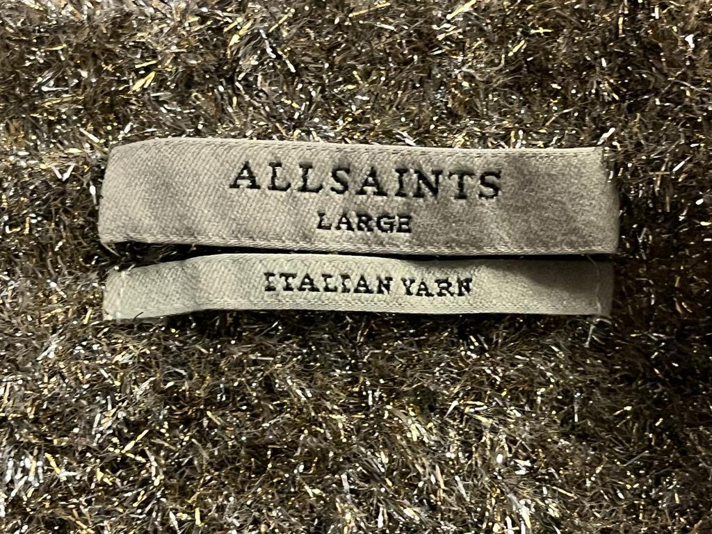 All Saints Gold Tinsel Dress - Italian Yarn