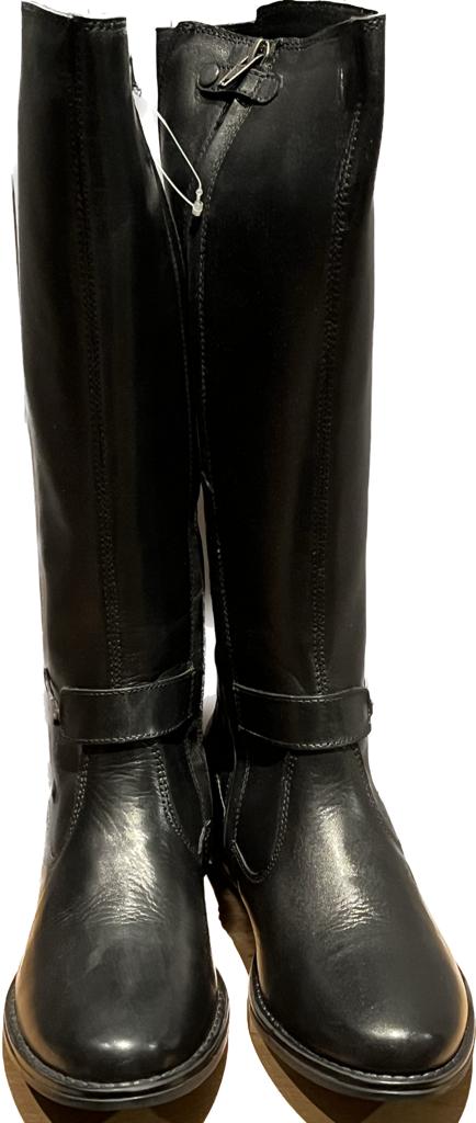 Primigi Black Leather Boots - UK 3.5