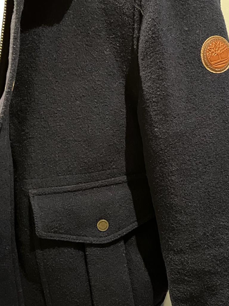TIMBERLAND Navy Wool Jacket - UK M