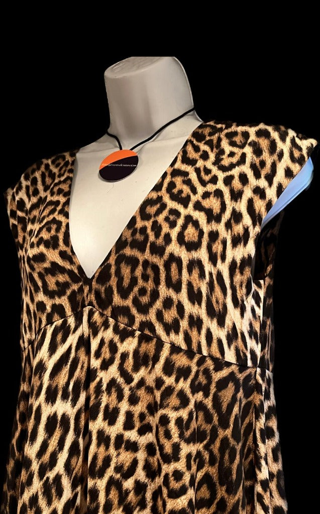 Zara Leopard Print Dress size XS NEW with Tags