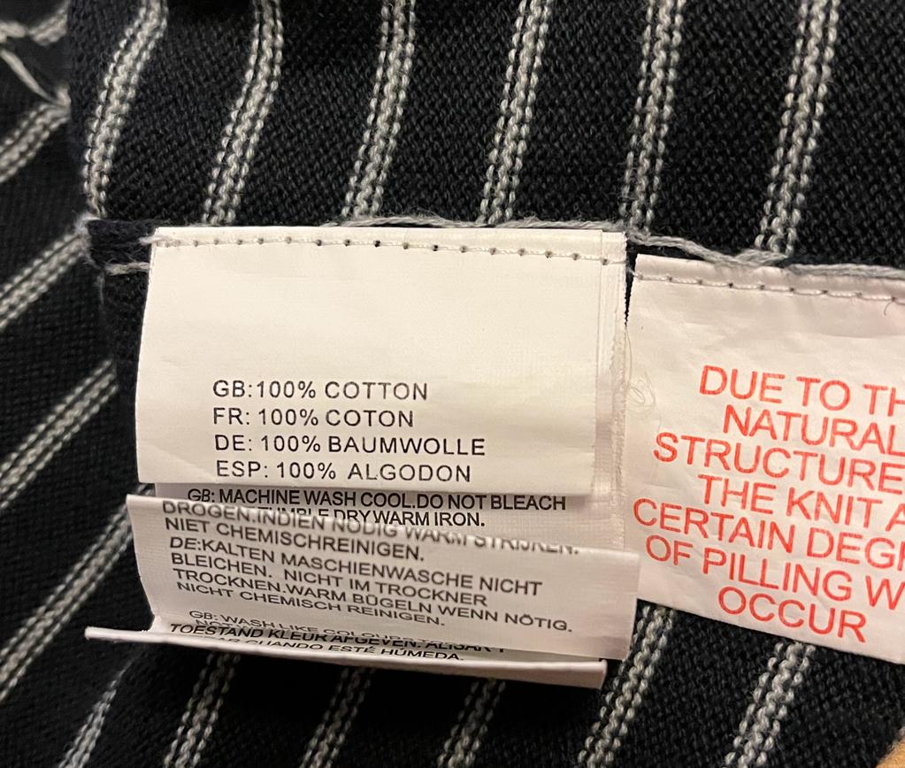 Bench Cardigan - Size M - 100% Cotton