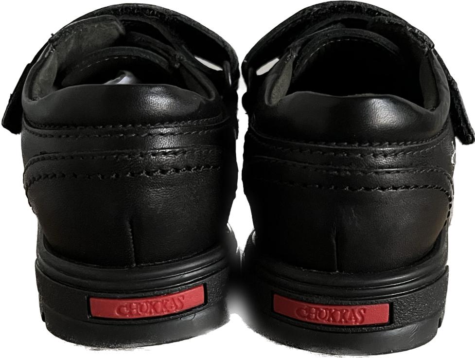 Start-Rite Grafter Black Leather Shoes size UK9H NEW in Box