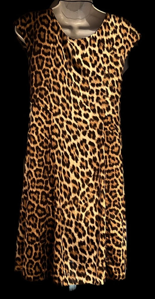 Zara Leopard Print Dress size XS NEW with Tags