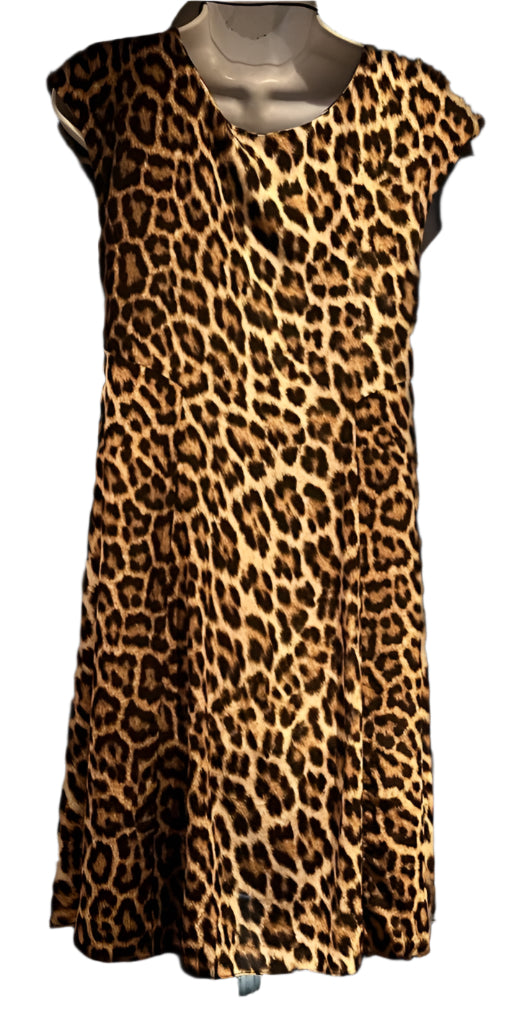Zara Woman Leopard Print Dress - XS