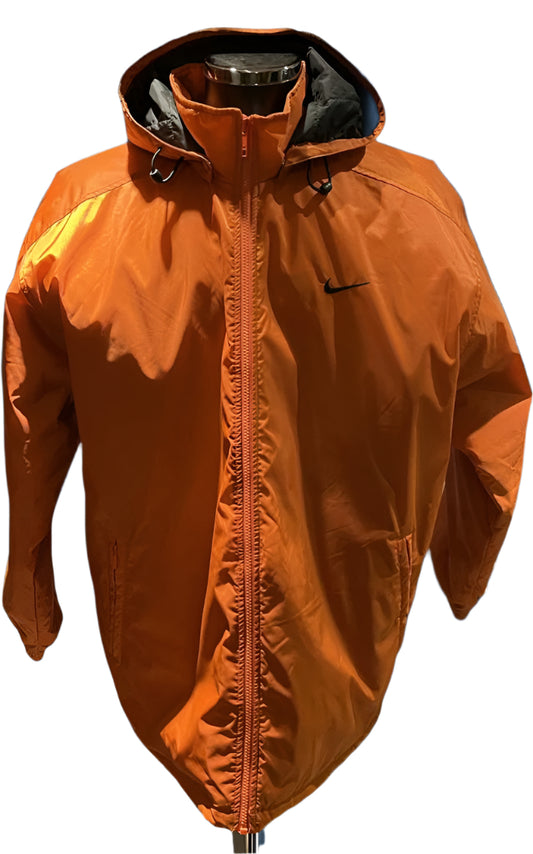 Nike Padded Orange Coat - Size L