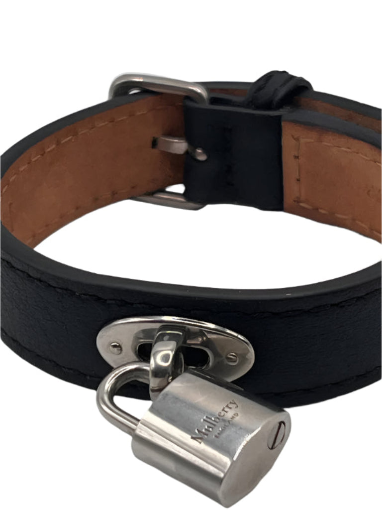 Mulberry Black Padlock Bracelet