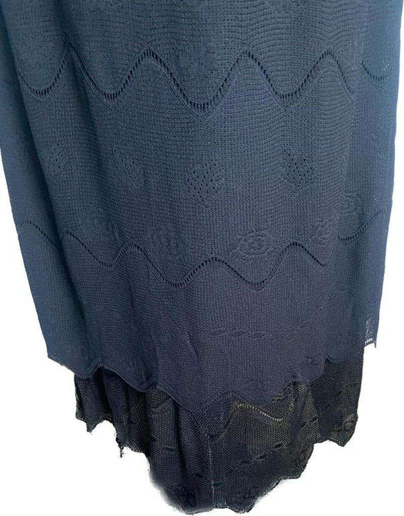 CHANEL Black Evening Gown - UK14