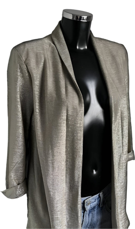 H&M Gold Sparkly Jacket - Size UK14