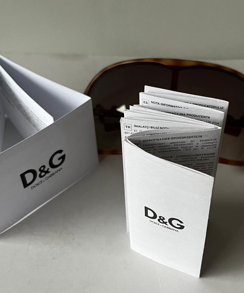 D & G Tortoise Shell Sunglasses