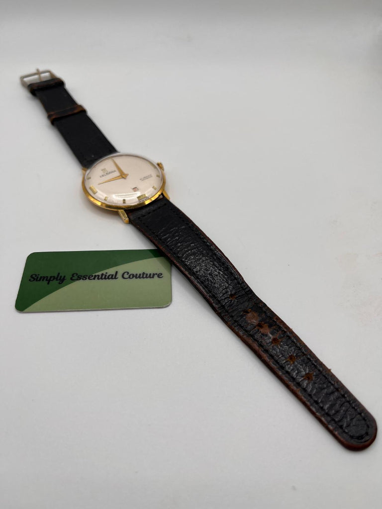 Delbana Vintage Gold Watch - Original Strap