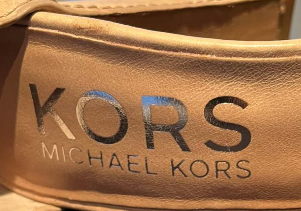 Michael Kors Black & Tan Leather Sandals - UK6