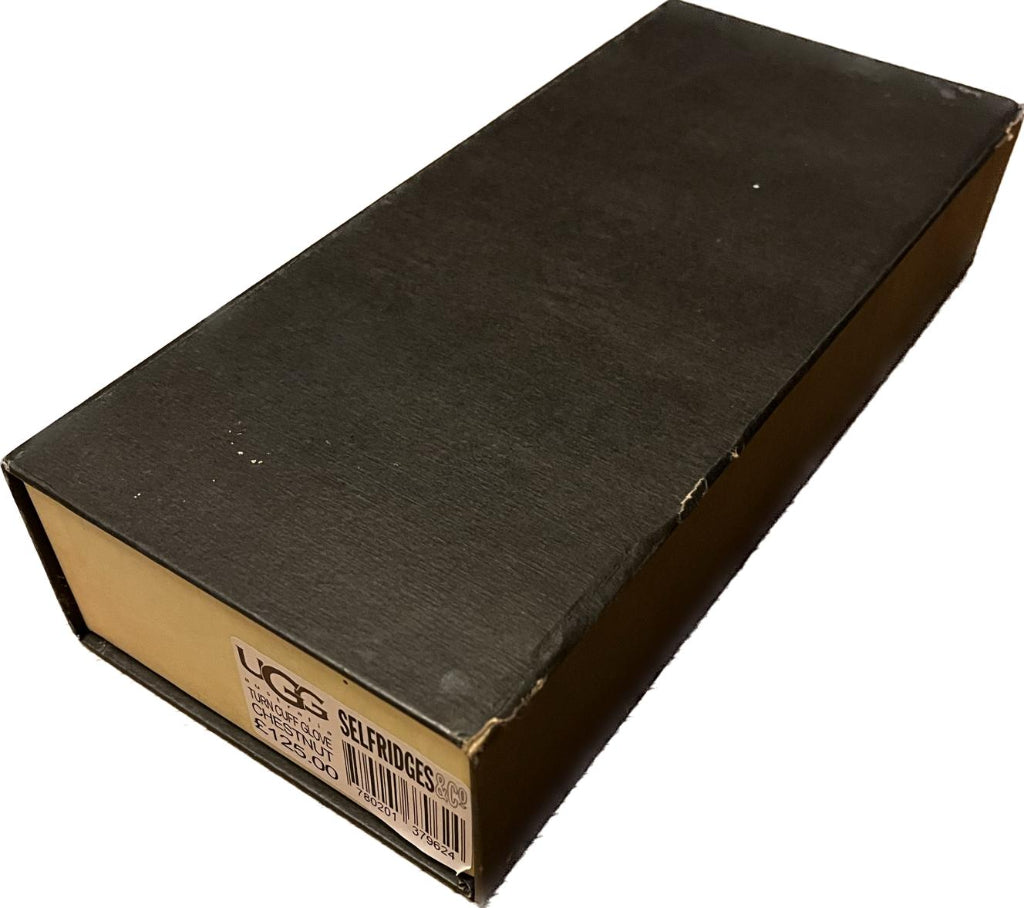 UGG Chestnut Brown Turn Cuff Gloves