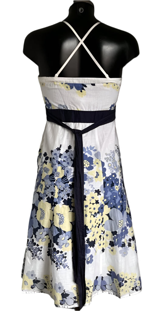 MONSOON White Floral Dress - UK10