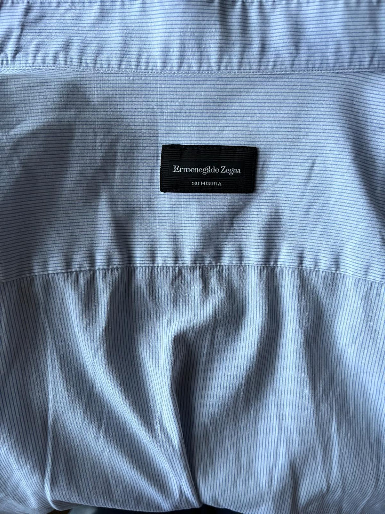 Ermenegildo Zegna Light Blue Shirt - Label