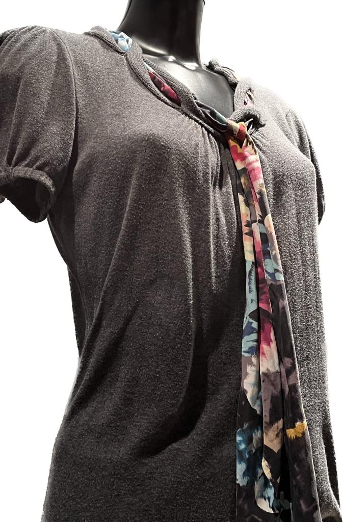 Ted Baker Grey Knitted Top - Size UK10