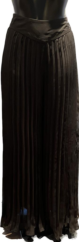 Monsoon Black Pleated Trousers - Size UK12