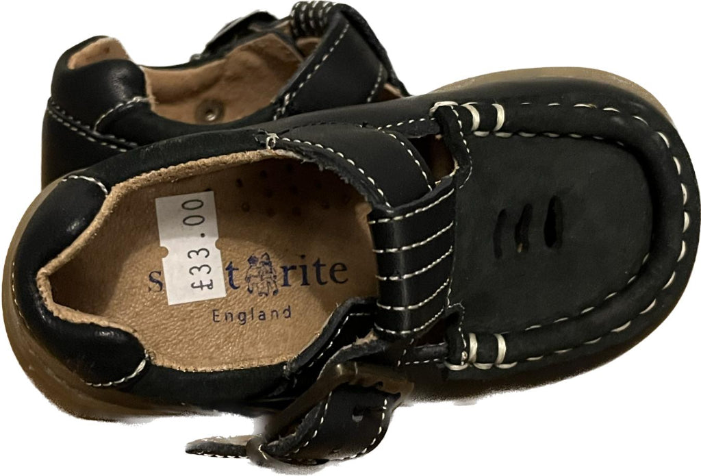 Start-Rite Booster Navy Leather Shoes