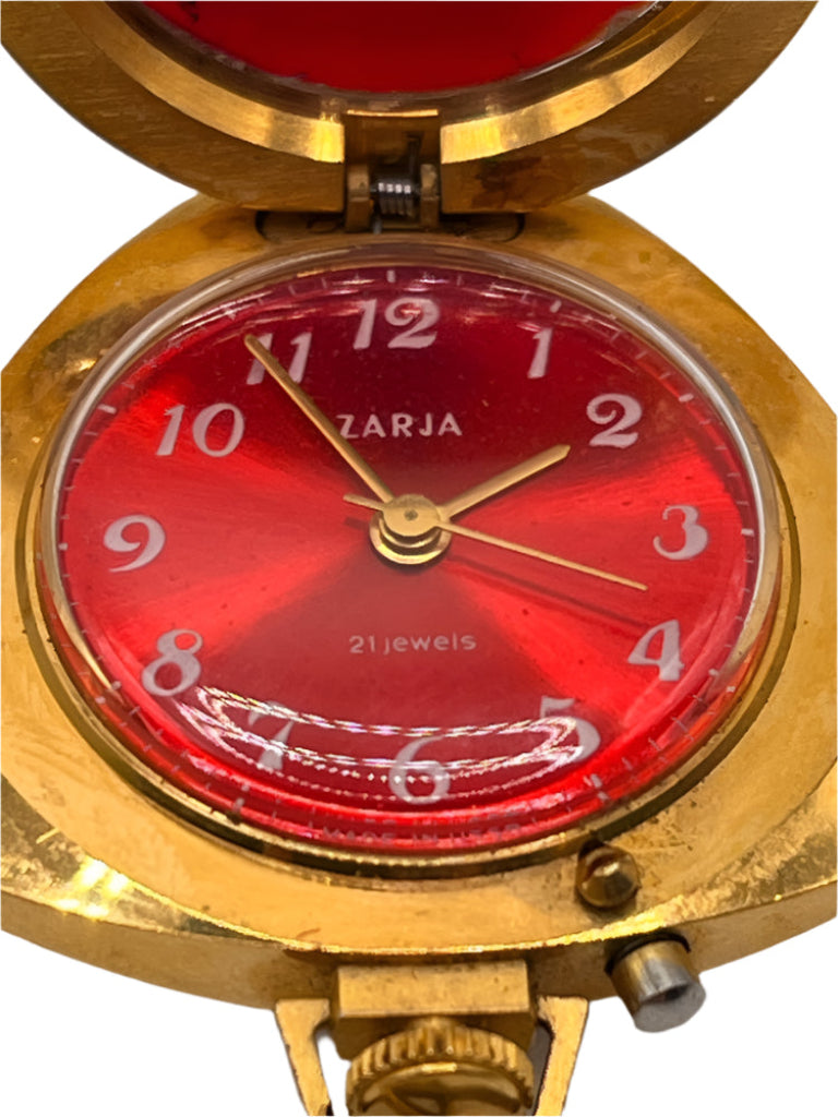 ZARJA Red Medallion Watch Pendant