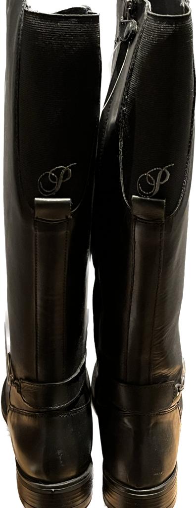Primigi Black Leather Boots - UK 3.5