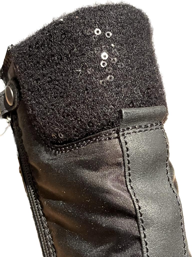 Primigi Black Lace-up Boots - UK 2.5