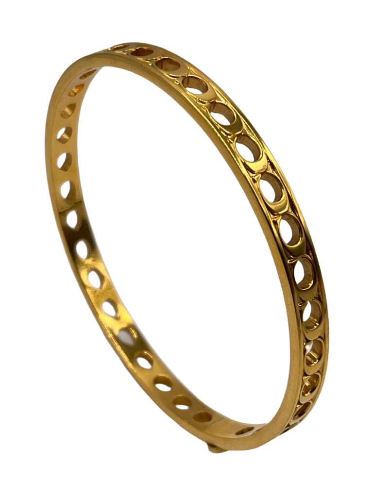 COACH Decorative Gold Bangle