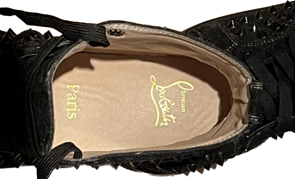 Christian Louboutin Lou Spike Sneakers - UK9