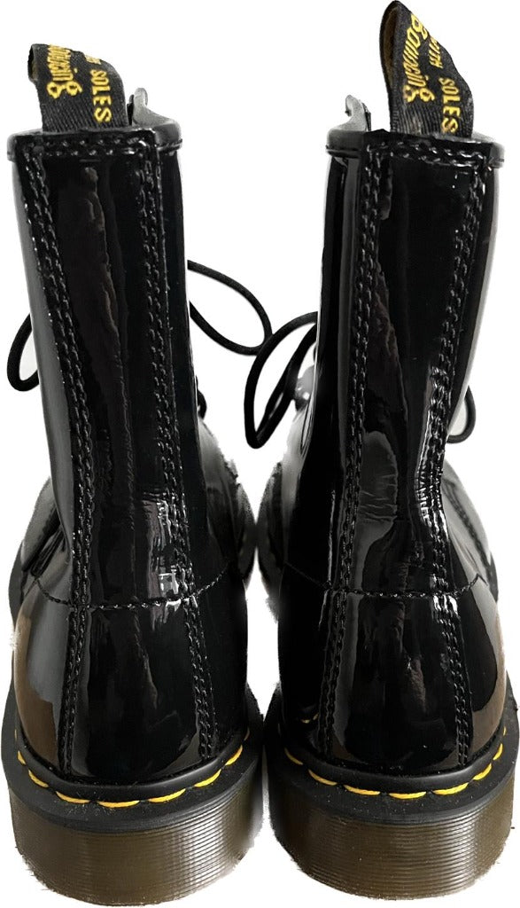 DR MARTEN Styled Black Leather Boots - UK 8
