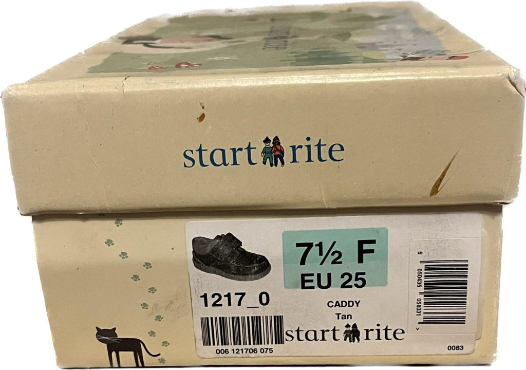 START-RITE CADDY Brown Leather Shoes - UK7.5F