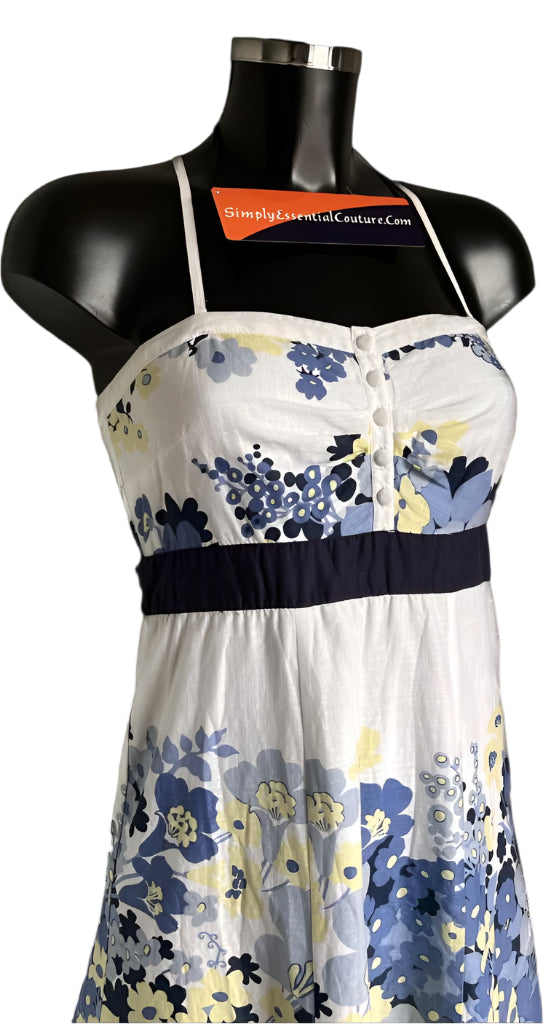 MONSOON White Floral Dress - UK10