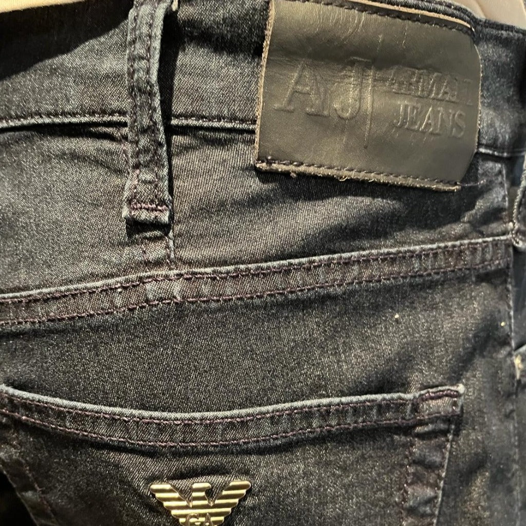 Armani Jeans Dark Wash W34 - Back Pocket Logo