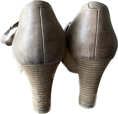 Clarks Grey Cashmere Bow Shoes - UK5