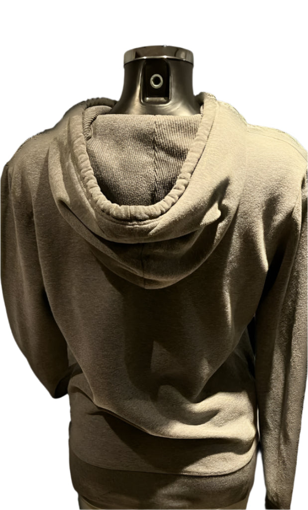 Superdry Grey & Orange Hoodie - Back