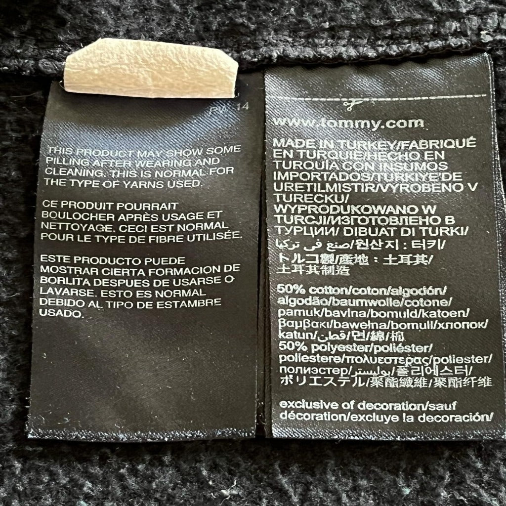 Hilfiger Navy Hoodie - Size S - Labels