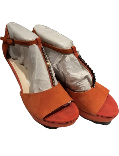 Clarks Orange Wedge Shoes  - UK4.5