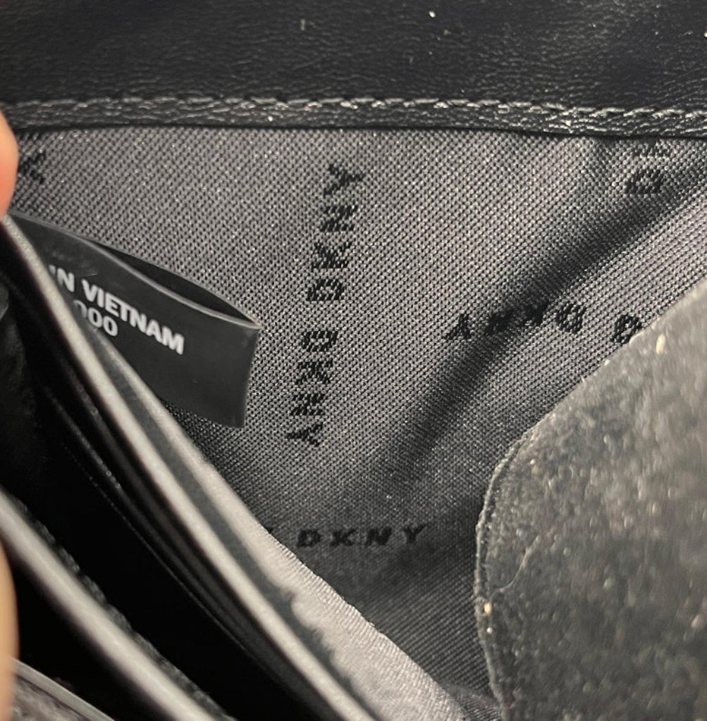 DKNY Black Leather Purse - Tags