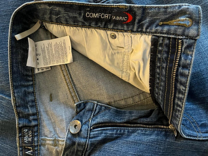 Armani Jeans Blue Wash W34 - Wash Instructions