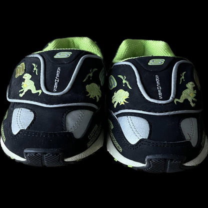 Sketchers Lights-Up Boys Dinosaur Trainers, Size UK5 infant EU21.5 NEW in Box