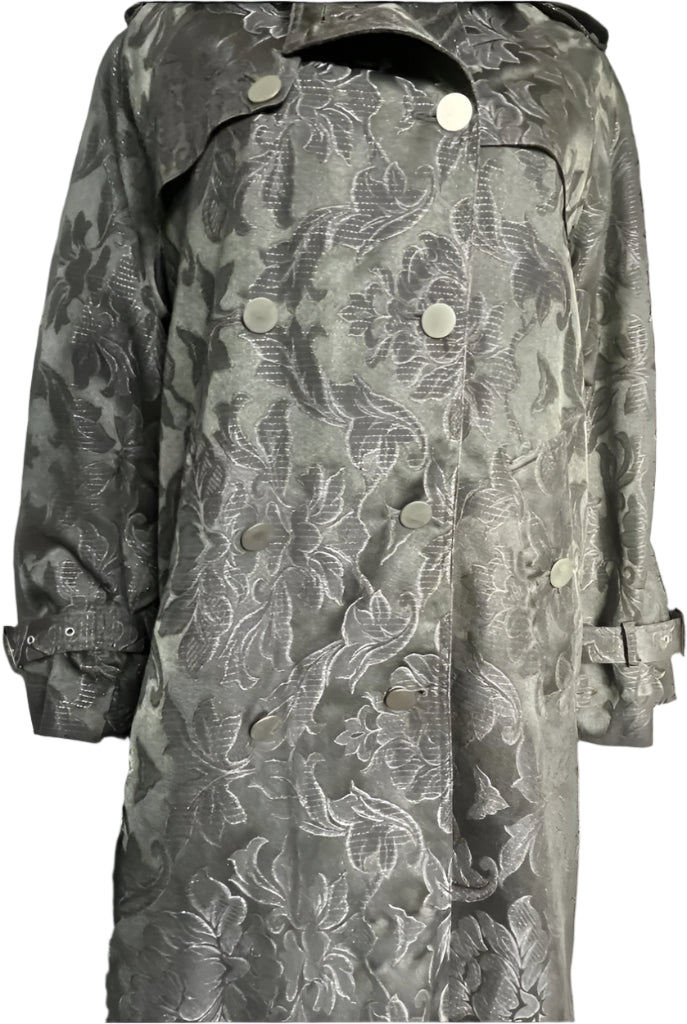 Sheryl May Lilac & Grey Trench Coat - M