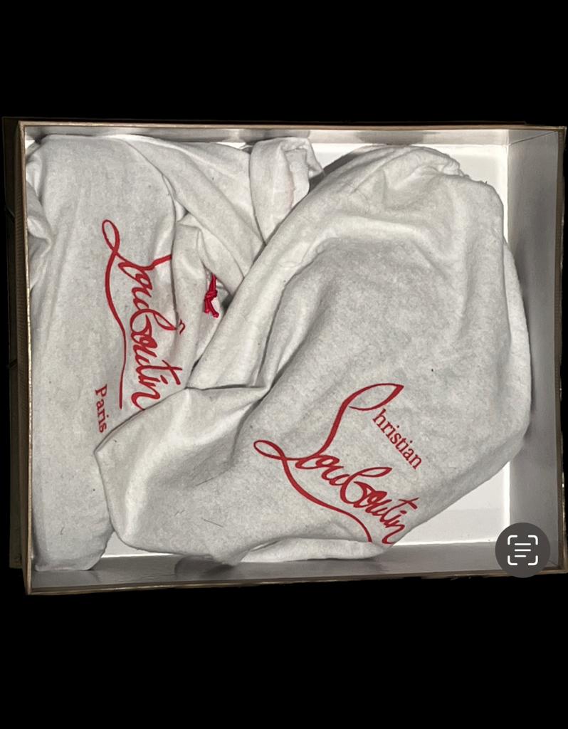 Louboutin Black Suede Boots - Dust Bags