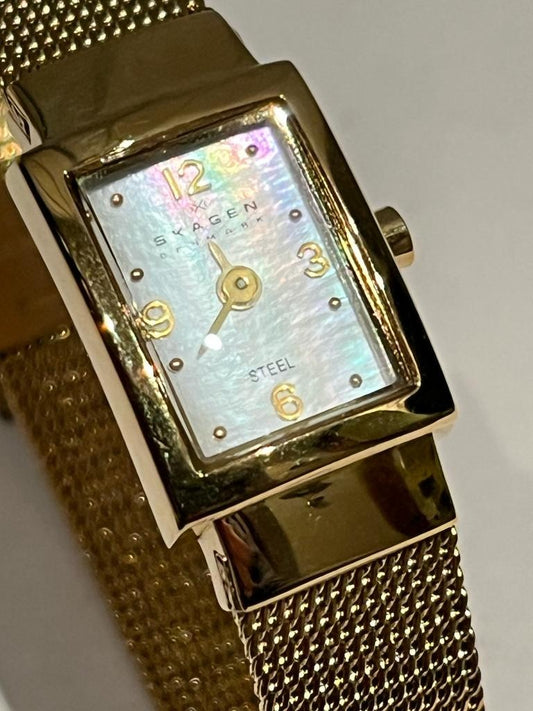 Skagen Gold Tone Watch 430SGS