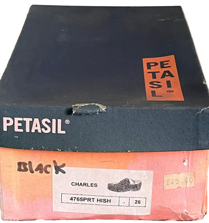 Petasil Black Patent Shoes UK8.5 - NEW