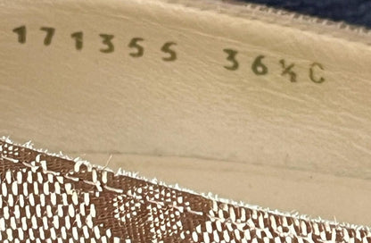 GUCCI Monogram Canvas Shoes - UK3.5