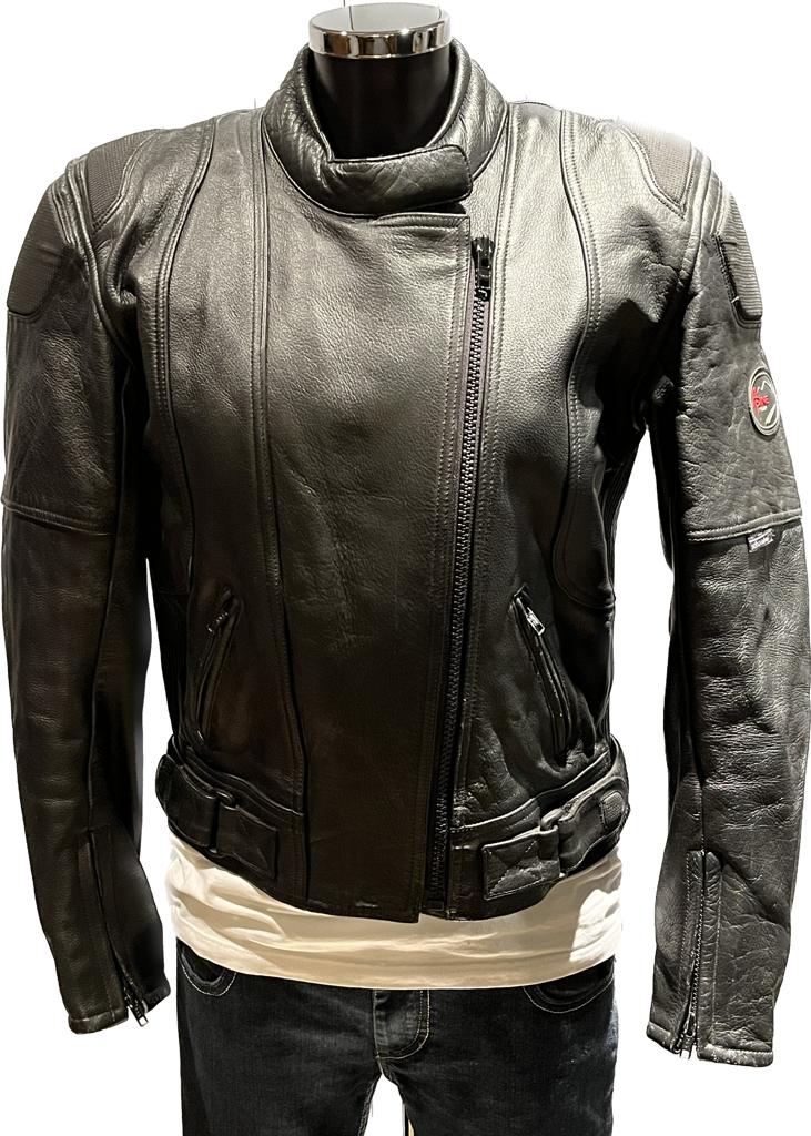Alpine Wear Leather Biker Jacket - UK 14 -  Pre-loved